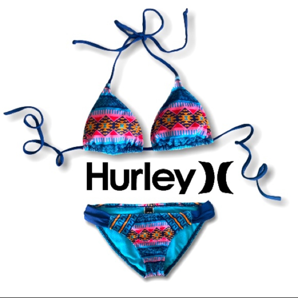 👙Hurley Bikini Tribal Print